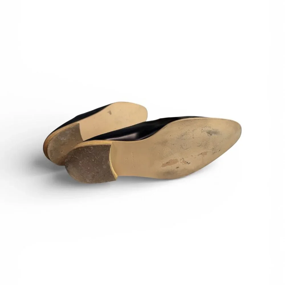 Everlane The Modern Loafer Mule in Black Leather Made in Italy $155 Size 9.5 M - Picture 7 of 8